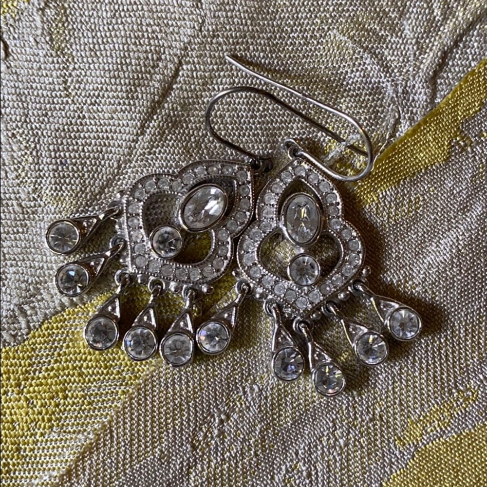 Classic rhinestone chandelier earrings